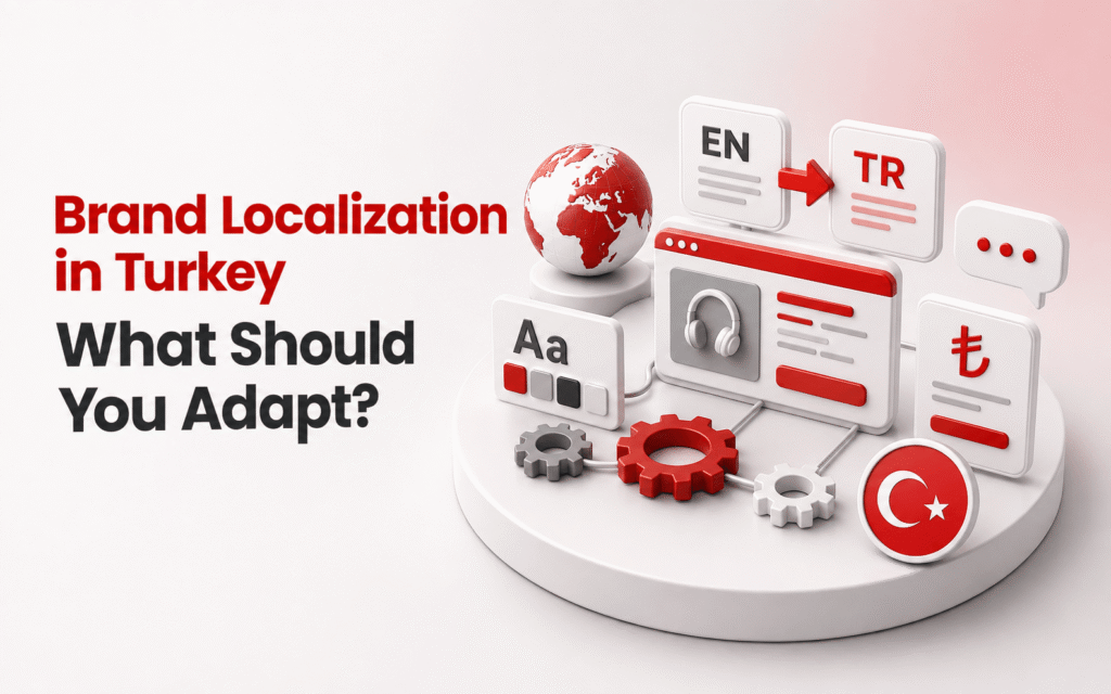 Brand localization in Turkey covering language, pricing, design and customer experience