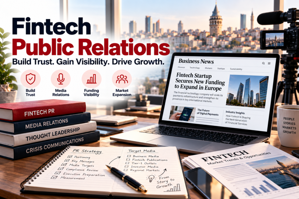 Fintech public relations strategy for startups and financial technology companies